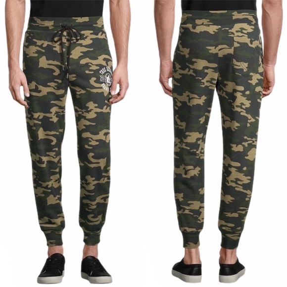 TRUE RELIGION Camo Logo Jogger